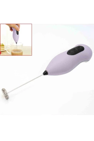 Pazariz Beyaz Mini Mixer Kahve Süt Köpürtücü Karıştırıcı ürün görseli 1