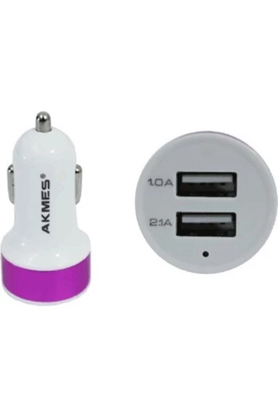 Pazariz Çift Usb Girişli 2.1 Amp Araç Çakmak Soketi ürün görseli 1