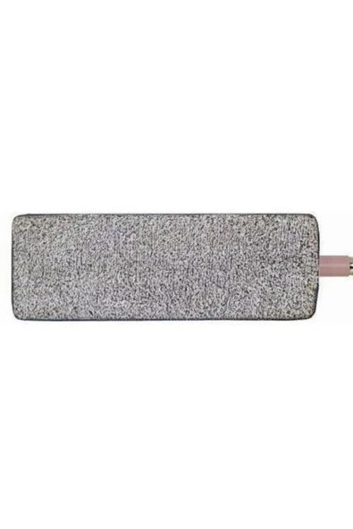 Pazariz Pazarız Spin Mop Mikrofiber Tablet Mop Yedek Bezi Gri 12 X 33 Cm ürün görseli 1