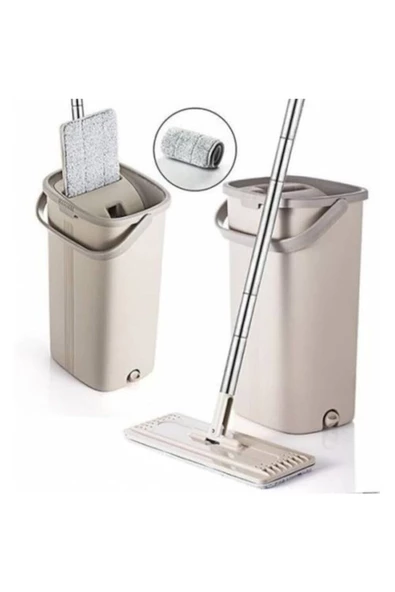 Pazariz Magic Flat Tablet Mop 5 Litre Tahliye Vanalı +10 Bez Hediye ürün görseli 1