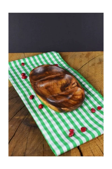Pazariz 3 Bölmeli Akasya Çerezlik ürün görseli 1