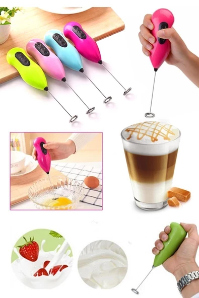 Pazariz Mini Mixer Kahve Süt Köpürtücü Karıştırıcı Cappucino Mikser Mfm0029 ürün görseli 1