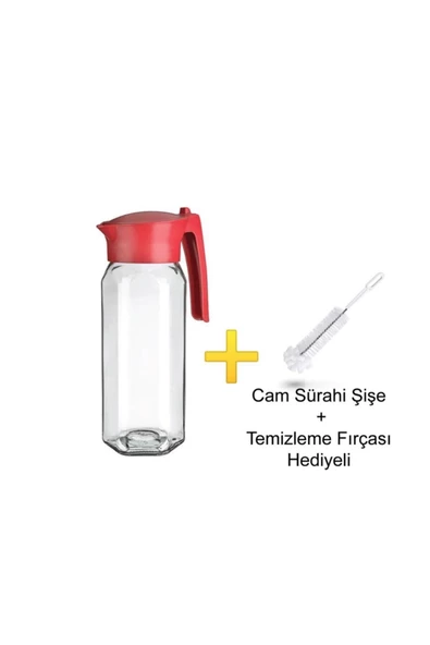 Pazariz Titiz Betty Jug Sürahi 1500 Ml + Şişe Temizleme Fırçası Hediye ürün görseli 1