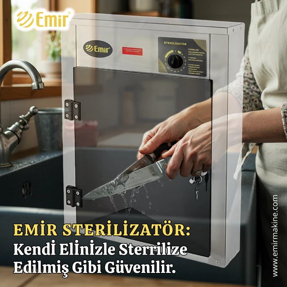 Bıçak Sterilizatör Dolabı 20 Bıçaklı ürün görseli 1