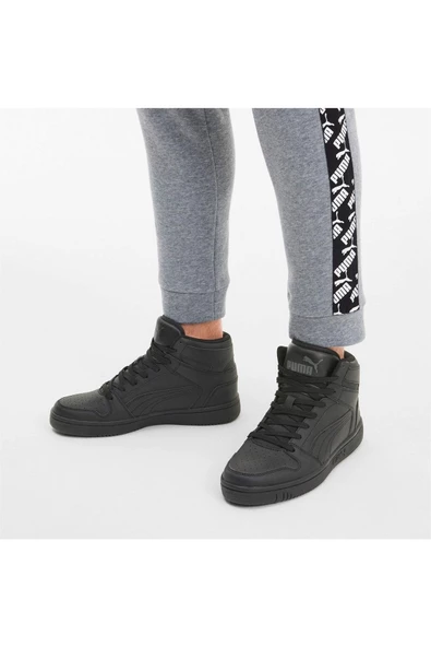 Puma Rebound Layup Siyah Ayakkabı - Resim 2