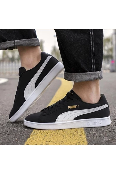 Puma Smash Buck V2 Erkek Günlük Spor Ayakkabı - Siyah - 38261207 ürün görseli 1