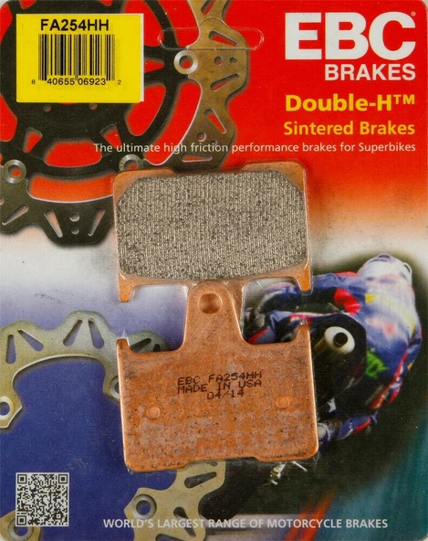 Ebc Fa254Hh 2004-2005 Suzuki GSX-R 600 Srad Uyumlu Arka Fren Balatası Sinterli Balata ürün görseli 1