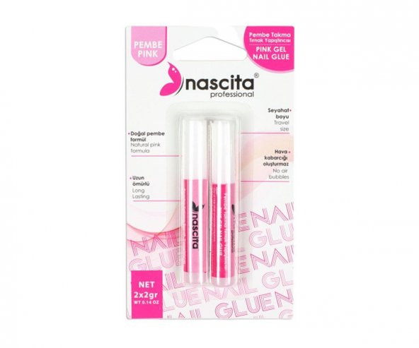 Nascita Pembe Takma Tırnak Yapıştırıcısı 2x2 gr ürün görseli 1