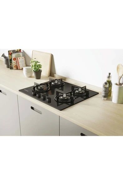 Hoover Hvw6Mbb Siyah Cam Ocak - Resim 3