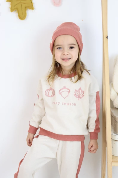 Cozy Nakış Baskılı 3lü Takım - Resim 3