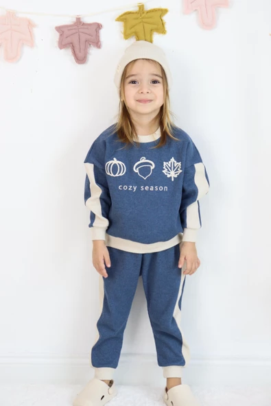 Cozy Nakış Baskılı 3lü Takım - Resim 6