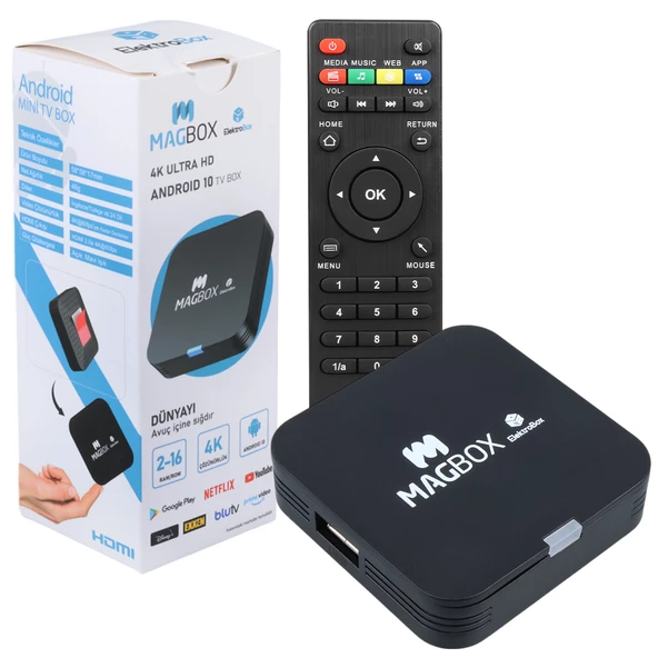 PTTAVM: Magbox Electrobox 2 GB Ram H313 İşlemci 16 GB HDD 4K Ultra