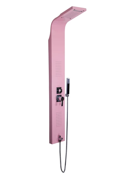 Sam Banyo Aras Pembe Duş Paneli ,Duş Kolonu, Robot Duş, Duş, Pink Dikey Jakuzi ürün görseli 1