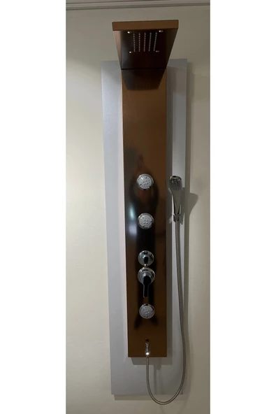 Sam Banyo Fırat Bakır Duş Paneli, Dikey Jakuzi, Hydro Masajlı Duş ürün görseli 1