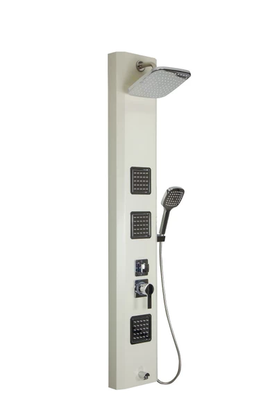 Sam Banyo Nil Krem(Kırık Beyaz) Masajlı Duş Paneli, Robot Duş, Duş Kolonu, Duş, Dikey Jakuzi ürün görseli 1