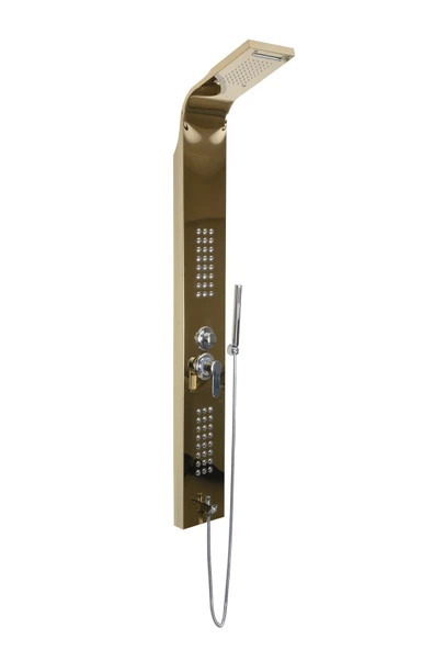 Sam Banyo Volga Gold Duş Paneli ,Duş Kolonu, Robot Duş, Duş, Dikey Jakuzi ürün görseli 1