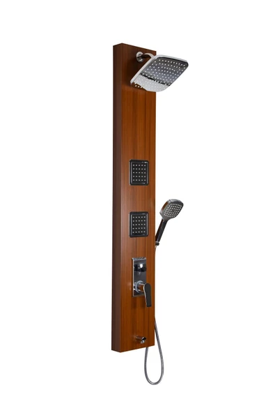 Sam Banyo Nil Duş Paneli Ağaç-Teak ,Duş Kolonu, Robot Duş, Duş, Dikey Jakuzi ürün görseli 1