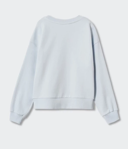 Mango Doku desenli sweatshirt - Resim 3