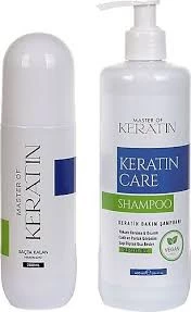 Master of Keratin Şampuan 400 ml +Keratin Sütü Keratin Bakım 200 ml BAKIM SETİ ürün görseli 1