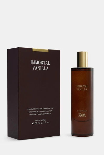 ZARA IMMORTAL VANILLA EDP 80 ML  (İNDİRİMSEHRİ ürün görseli 1