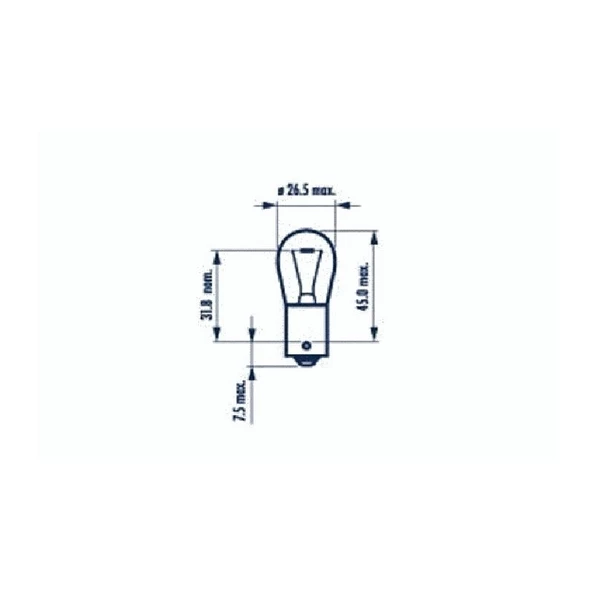 Narva CG 17635 12V 21W 1141 Ampul - Resim 3