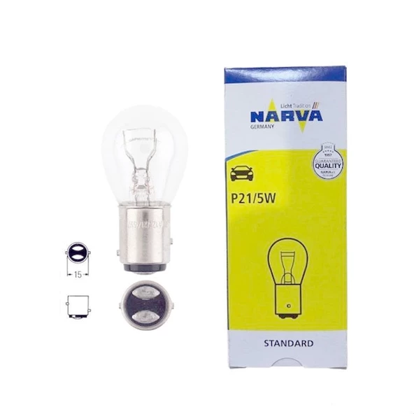Narva CH 17916 12V 21/5W 1016 Ampul ürün görseli 1