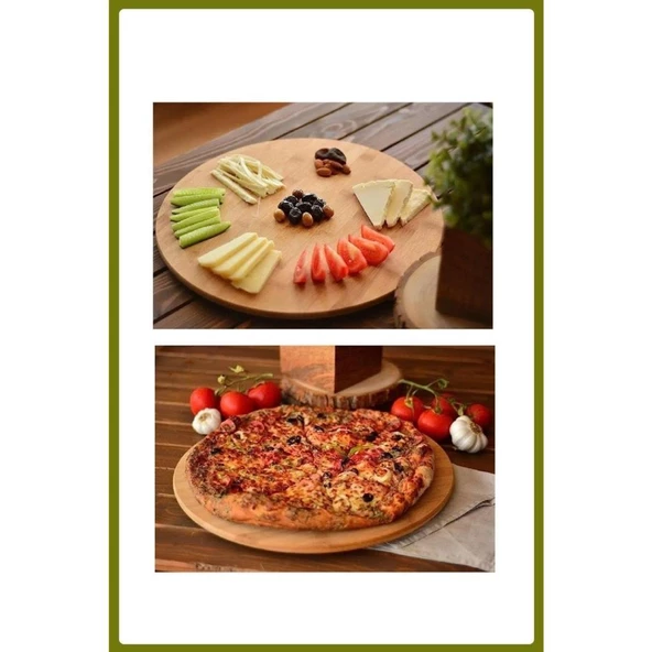 MİEN DÖNER BAMBU SUNUMLUK 33 CM - Resim 2