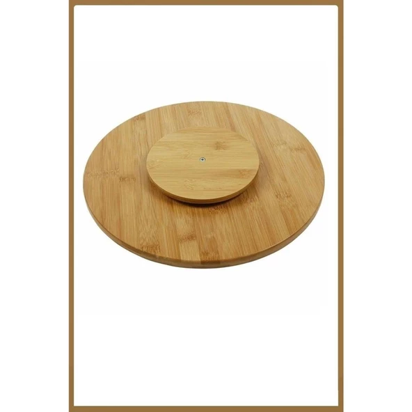 MİEN DÖNER BAMBU SUNUMLUK 33 CM - Resim 3