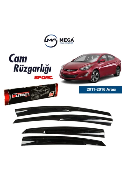 Cam Rüzgarlığı Hyundai Elantra 2011-2016 ile uyumlu ürün görseli 1