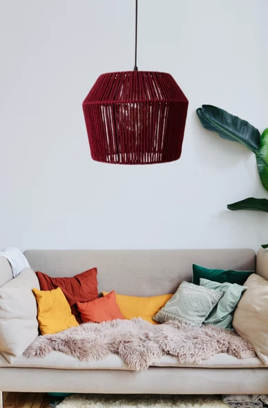 Diamante Bordo Avize, Salon Avize, Yatak odası avize, Çocuk Odası Avize, Bohem avize ürün görseli 1