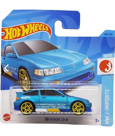 Tekli Arabalar HW J-IMPORTS 10/10 '88 HONDA CR-X 148/250 ürün görseli 1