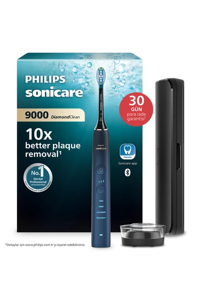 Philips Sonicare Diamond Clean Şarjlı Diş Fırçası, 4 Mod, Sonicare App, Seyahat Kabı, HX9911/88 ürün görseli 1