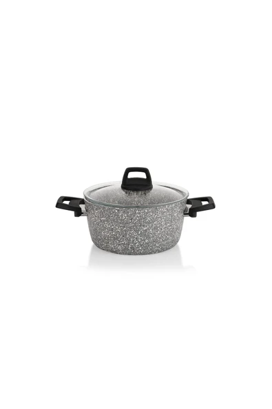 Schafer Dark Storm Tencere Seti 12 Parça-Gri - Resim 2
