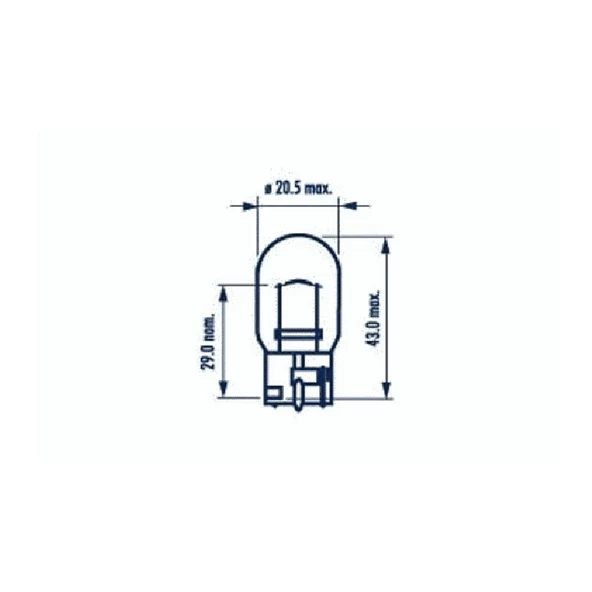 Narva CJ 17629 12V 21W 1141 Dipsiz Sarı - Resim 2