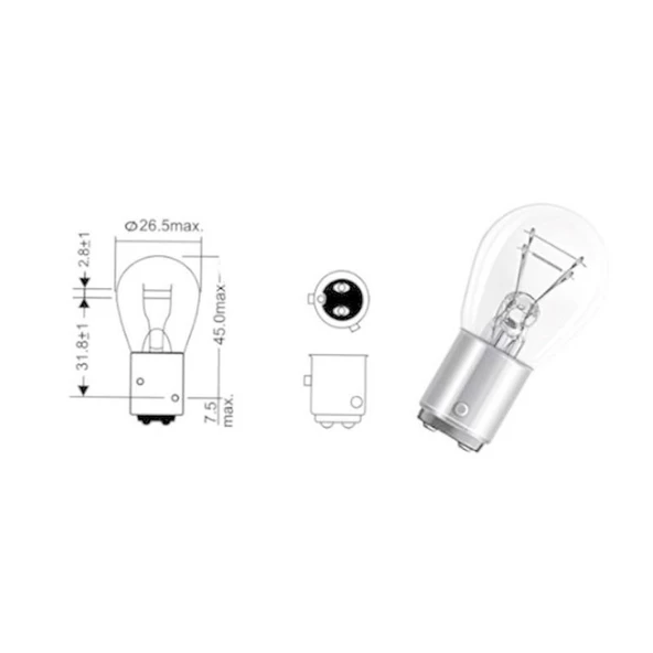 Narva CJ 17881 12V 21/4W 1016 Y.T. Ampul ürün görseli 1