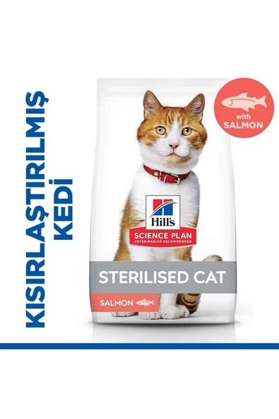 Hill's Science Plan Somon Kısırlaştırılmış Yetişkin Kedi Maması 3 Kg ürün görseli 1