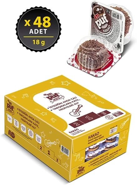 Eti Puf 18 Gr Kakaolu Paket 48li ürün görseli 1