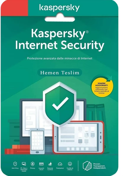 Kaspersky İnternet Security 1 Cihaz 1 Yıl ürün görseli 1