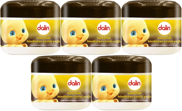 Dalin Vazelin 100ML Hindistan Cevizi Yağlı (5 Li Set) ürün görseli 1
