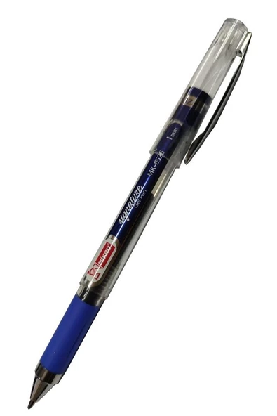 Mavi İmza Kalemi 1.0mm 1 Adet Mikro İmza Kalemi Yeni Kasa Mk-8526 Kalın Uçlu Pilot Kalemi Mavi Mürekkepli Okul Ofis Büro ürün görseli 1