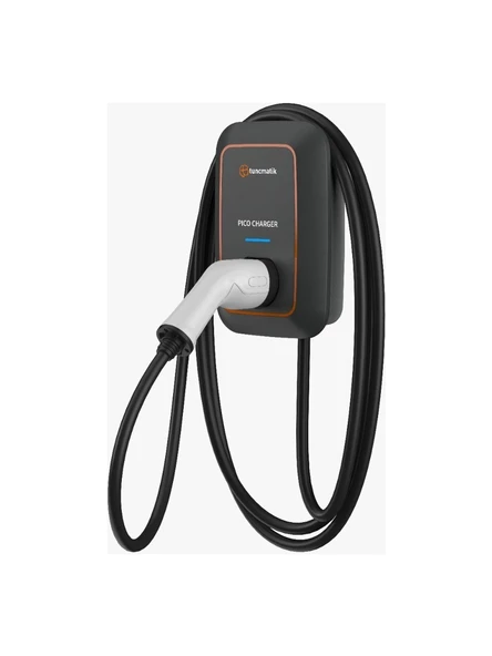 Tunçmatik 7,4 KW LED Pico Charger Ac Kablolu Elektrikli Şarj Istasyonu ürün görseli 1