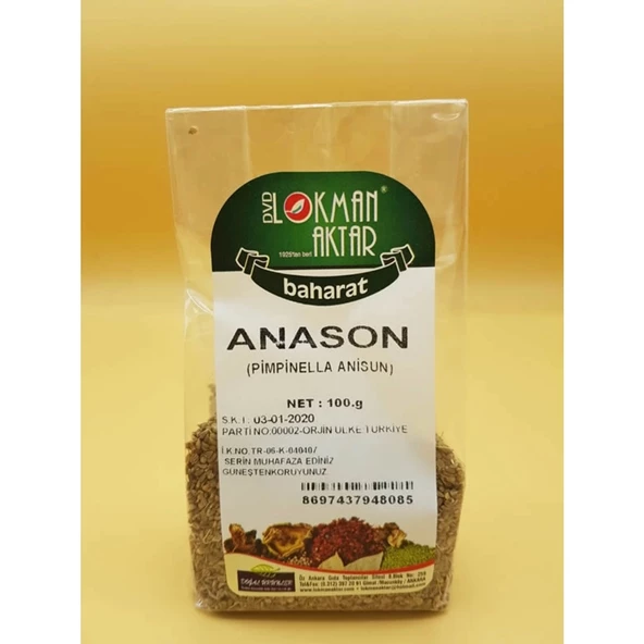 Anason Tohumu 100 Gr, Lokman Aktar ürün görseli 1