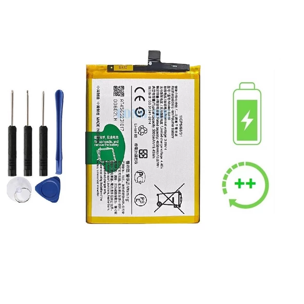Vivo Y28 İle Uyumlu  Güclendirilmis İthal Pil Batarya BA10 ürün görseli 1