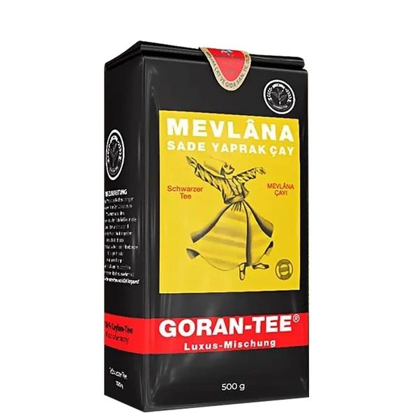 Mevlana Sade Yaprak Goran Tee Siyah Dökme Çay 500GR ürün görseli 1