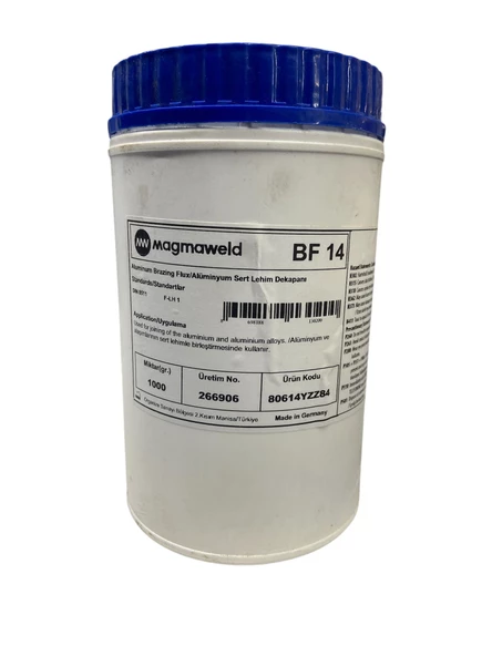 Magmaweld Bf 14 Aluminyum Sert Lehim Dekapanı 1 Kg ürün görseli 1