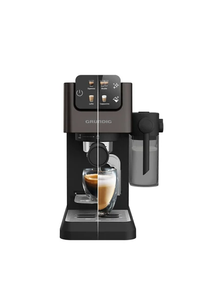 Grundig Ksm 5330 Delisia Coffee Yarı Otomatik Süt Hazneli Espresso Makinesi - Resim 5