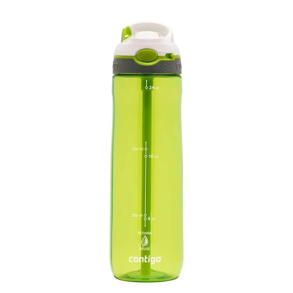 Contigo Ashland Tren Tek El Bas İç Kapaklı Su Matarası 720ml 2191380 - Yeşil ürün görseli 1