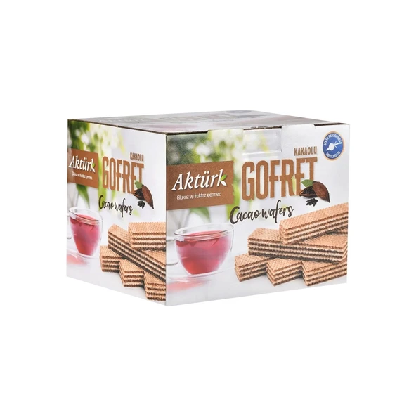 Aktürk Gofret Kakaolu 800 gr x 4 Kutu ürün görseli 1