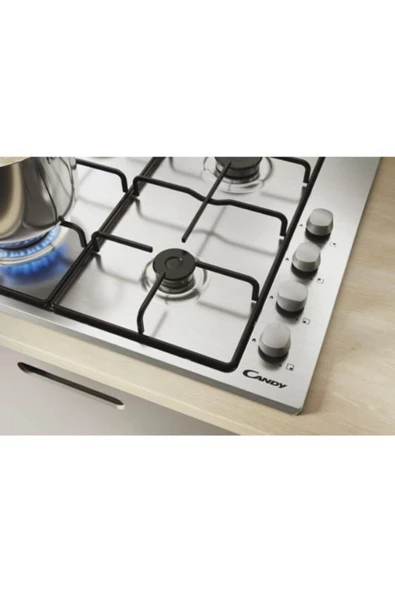 Candy Chw6Lx Inox Ankastre Ocak - Resim 4