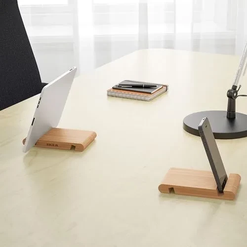 SUMUHOME BERGENES TELEFON TABLET STANDI BAMBU - Resim 5
